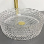 Умивальник (раковина) VBI SEPINO TRANSPARENT накладний