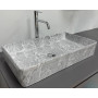 Умивальник (раковина) VBI TRIEST GREY STONE накладний