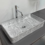 Умивальник (раковина) VBI TRIEST GREY STONE накладний