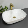 Умивальник (раковина) VBI RAVENNA MARBLE NATURE GLOSSY накладний