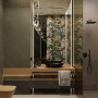 Умивальник (раковина) VBI VENEZIA S MARBLE BLACK MATT накладний