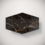 Умивальник (раковина) VBI VENEZIA S MARBLE BLACK MATT накладний