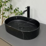 Умивальник (раковина) VBI VERONA 50 BLACK MARMO MATT накладний