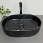 Умивальник (раковина) VBI VERONA 50 BLACK MARMO MATT накладний