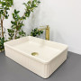 Умивальник (раковина) VBI BRESCIA BEIGE MATT накладний