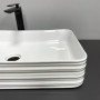 Умивальник (раковина) VBI VOLTURINO WHITE накладний