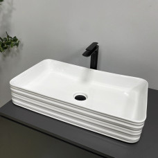 Умивальник (раковина) VBI VOLTURINO WHITE накладний