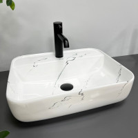Умивальник (раковина) VBI RAGUSA MARMO GLOSSY накладний