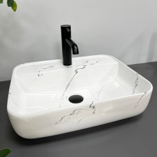 Умивальник (раковина) VBI RAGUSA MARMO GLOSSY накладний