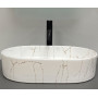 Умивальник (раковина) VBI VERONA 50 GOLD MARMO GLOSSY накладний