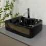 Умивальник (раковина) VBI FORLI BLACK GLOSSY накладний