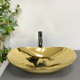 Умивальник (раковина) VBI TURIN GOLD GLOSSY накладний