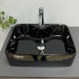 Умивальник (раковина) VBI FORLI BLACK GLOSSY накладний