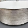 Умивальник (раковина) VBI PRATO BRUSH SILVER WHITE накладний