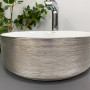 Умивальник (раковина) VBI PRATO BRUSH SILVER WHITE накладний