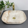 Умивальник (раковина) VBI RAVENNA TRAVERTINE GLOSSY накладний
