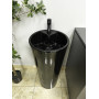 Умивальник (раковина) VBI BOLONIA BLACK GLOSSY підлоговий
