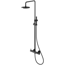 Душовий гарнітур KOHLMAN AXEL BLACK з термостатом *