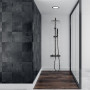Душовий гарнітур YOKA FERRA 25 BLACK з термостатом *