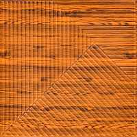 Самоклеюча декоративна 3D панель Бамбук Дерево 500х500х5мм SW-00002882