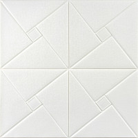 Самоклеюча декоративна настінно-стельова 3D панель 680х670х5.5мм Орігамі (173) SW-00000182