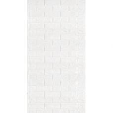 Самоклеюча 3D панель під Білу Цеглу в рулоні 3080x700x3мм (R001-3) SW-00001393