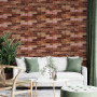 Самоклеюча 3D панель під коричневу катеринославську цеглу 3080x700x3мм SW-00001768