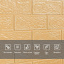 Самоклеюча 3D панель в рулоні 19600x700x3мм Бежева Цегла (R009-3-20) SW-00001195