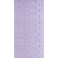 Самоклеюча 3D панель 3080x700x3мм Світло-фіолетова Цегла SW-00001758