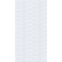 Самоклеюча 3D панель 3080x700x5мм Біла Кладка SW-00001759