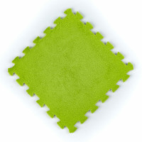 Підлога-пазл плюшевий 30х30х1см Салатовий (D) SW-00002094