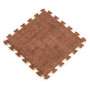 Підлога-пазл плюшевий 30х30х1см Коричневий (D) SW-00002082
