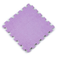 Підлога-пазл плюшевий 30х30х1см Фіолетовий (D) SW-00002086