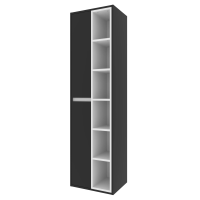 Пенал Айріс 44х33 (чорний, лівий)