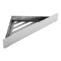 Кутова полиця для ванни REA SF07 NICKEL BRUSHED - кутова полиця для ванни