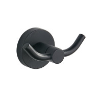 Гачок для рушників VBI VENUS BLACK подвійний