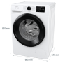 Пральна машина автоматична Gorenje WPNEI94A1SWIFI/UA (6997664)