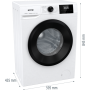 Пральна машина автоматична Gorenje W3NGPI62SBS/UA (7087417)