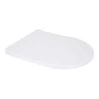 Сидіння для унітаза (Grand) 425х363х30 мм, White, з мікроліфтом Slim Duroplast, Quick Relase Qtap