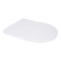 Сидіння для унітаза (Grand) 425х363х30 мм, White, з мікроліфтом Slim Duroplast, Quick Relase Qtap