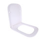 Сидіння для унітаза (Tern 490,520,610) 435x344x50 мм, White, з мікроліфтом, Slim Duroplast, Quick Release QTSC179W47353 Qtap