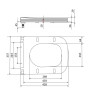 Сидіння для унітазу Qtap (Stork, Aquarius 630) 420x336x22 мм, White, з мікроліфтом, Slim Duroplast, Quick Release QTSC179W49263