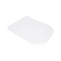 Сидіння для унітазу Qtap (Stork, Aquarius 630) 420x336x22 мм, White, з мікроліфтом, Slim Duroplast, Quick Release QTSC179W49263