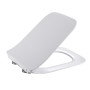 Qtap Сиденье для унитаза (Crow 640) 460x350x47 мм, White, с микролифтом, Slim Duroplast, Quick Release QTSC179W48700