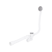 Сифон для ванни Lidz (WHI) 60 03 V002 02 з ревізією (вихід 50 мм)