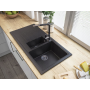 Змішувач для кухні GRANITAN LINEA BLACK+ плямистий *