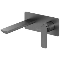 Змішувач для раковини (умивальника) KOHLMAN EXPERIENCE GRAPHITE + BOX прихованого монтажу *