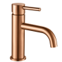 Змішувач для раковини (умивальника) REA LUNGO BRUSHED COPPER низький
