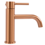Змішувач для раковини (умивальника) REA LUNGO BRUSHED COPPER низький