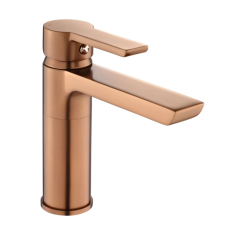 Змішувач для раковини (умивальника) REA ARGUS BRUSHED COPPER низький